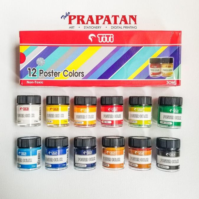 

Cat Poster Titi / Poster Color 12 Warna 30 Ml