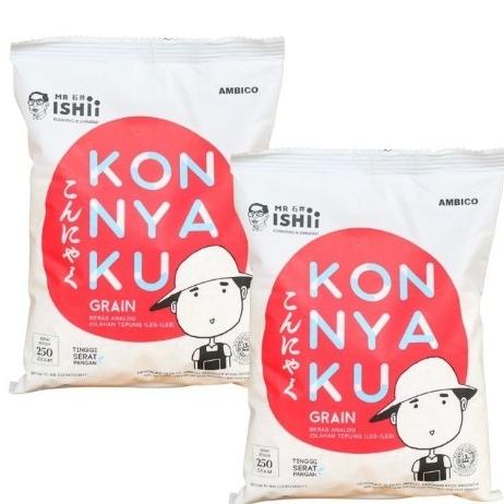 

`````````] Mr Ishii Konnyaku Grain / Shirataki Rice / Beras Analog Halal 250gr