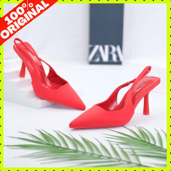 Sepatu Heels Zara Wanita Original Branded Terbaru FRZS412