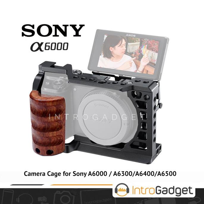 Cage Rig Sony A6000 A6300 A6400 A6500 Wooden SmallRig UURig Andoer