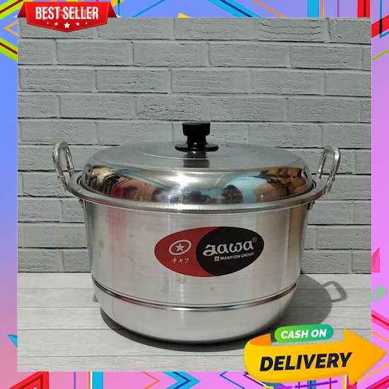 Alat Masak Panci Murah Tutup Kaca Panci Kukus Kuah Bahna Tebal Banyak Ukuran Pancii Kuali Serbaguna 