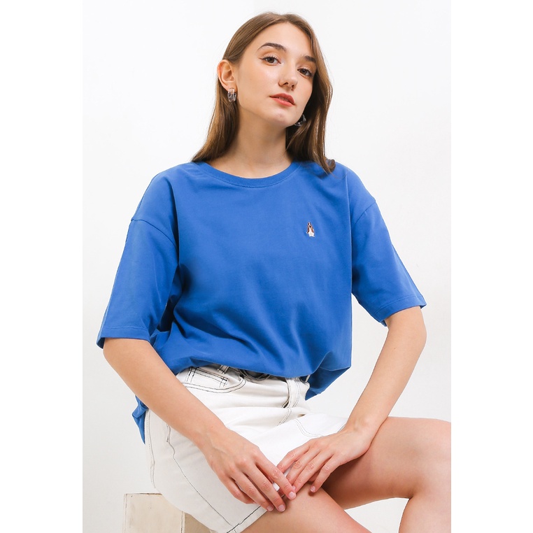 Kaos Hush Puppies Original Wanita Tshirt Warna biru Pernikahan 100% Ori Modern Eilish 3 Oversized Te