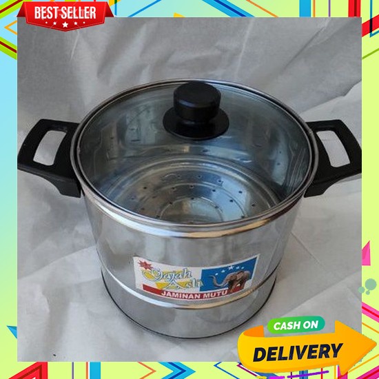 Set Panci Perlengkapan Dapur Mengukus Premium Penci Psnci Terbaru 2023 Murah Serbaguna Anti Lengket 