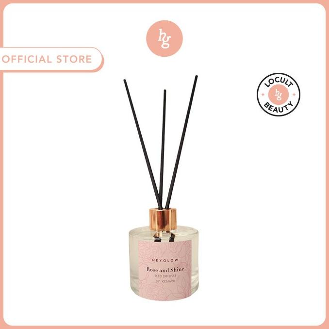 Kemayu - Rose & Shine-Mini Reed Diffuser Hey, Glow X Kemayu Exclusive
