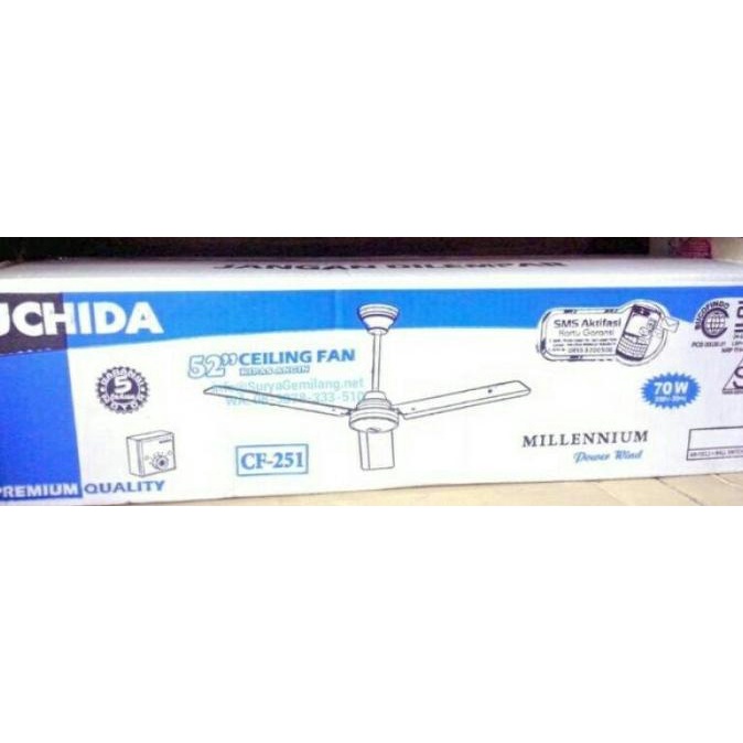 Kipas Angin Gantung Ceiling Fan Uchida Cf-251
