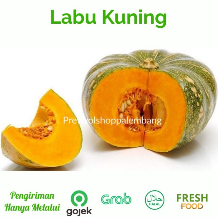 

Labu Kuning 500 Gram - Pos Sayur Buah Ikan Segar Palembang
