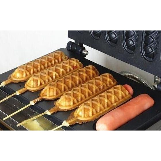 Mesin Waffle Stik Hotdog Fy-119-Cetakan Mesin Waffle Sosis Kingchef