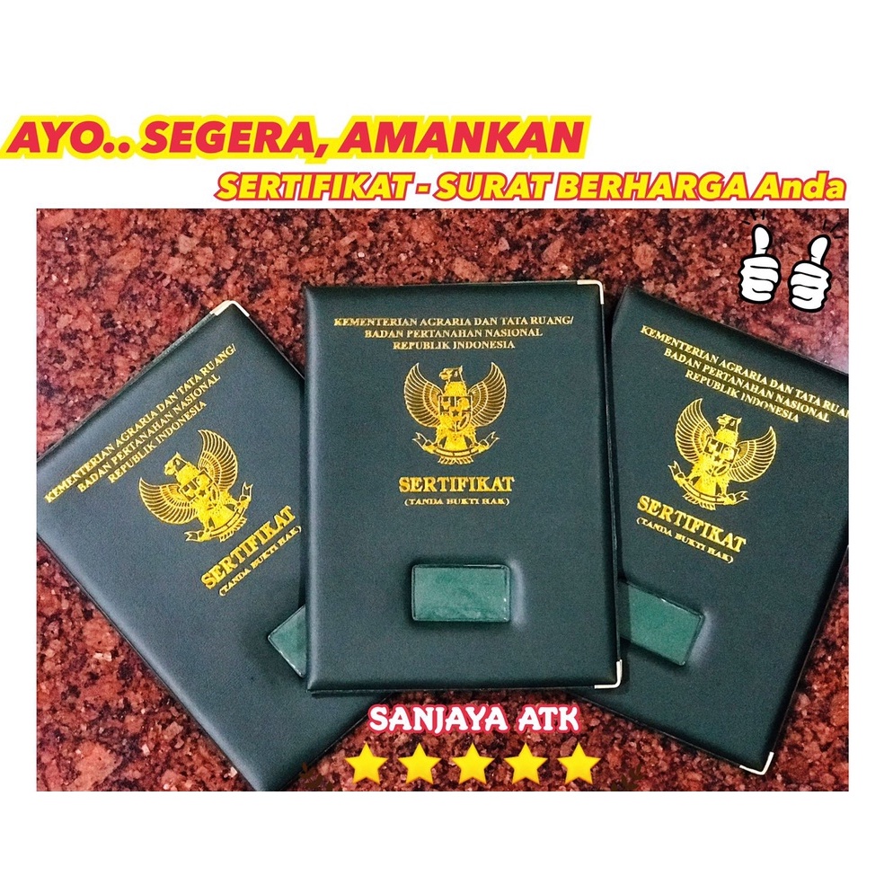 

TES COVER SERTIFIKAT TANAH / MAP SERTIFIKAT TANAH / DOKUMEN ORGANIZER 60