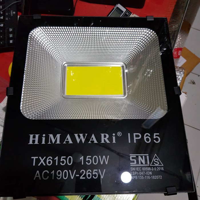 himawari lampu sorot led 150watt ip65 cahaya putih sni tokolaris1629