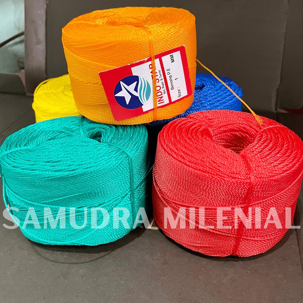 

Kirim Langsung`Tali LATO LATOO Tambang Kecil 1mm / Tambang PE 1 mm MURAH +/- 200 Meter