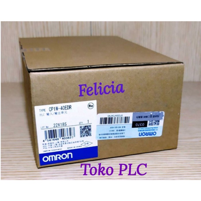 Omron Plc Expansion I/O Unit Cp1W-40Edr Bestseller Plc