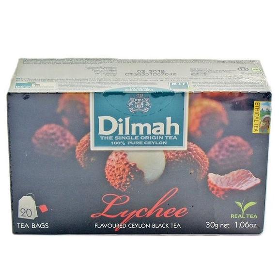 

DILMAH Lychee Black Tea 30gr - Teh Hitam Rasa leci Kantong 20 x 1.5gr