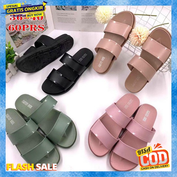 Sandaal Perempuan Wanita Cewek Cewe Prempuan Wnita Semdal Swandal Sansal Srandal Saandal Trendy Sant