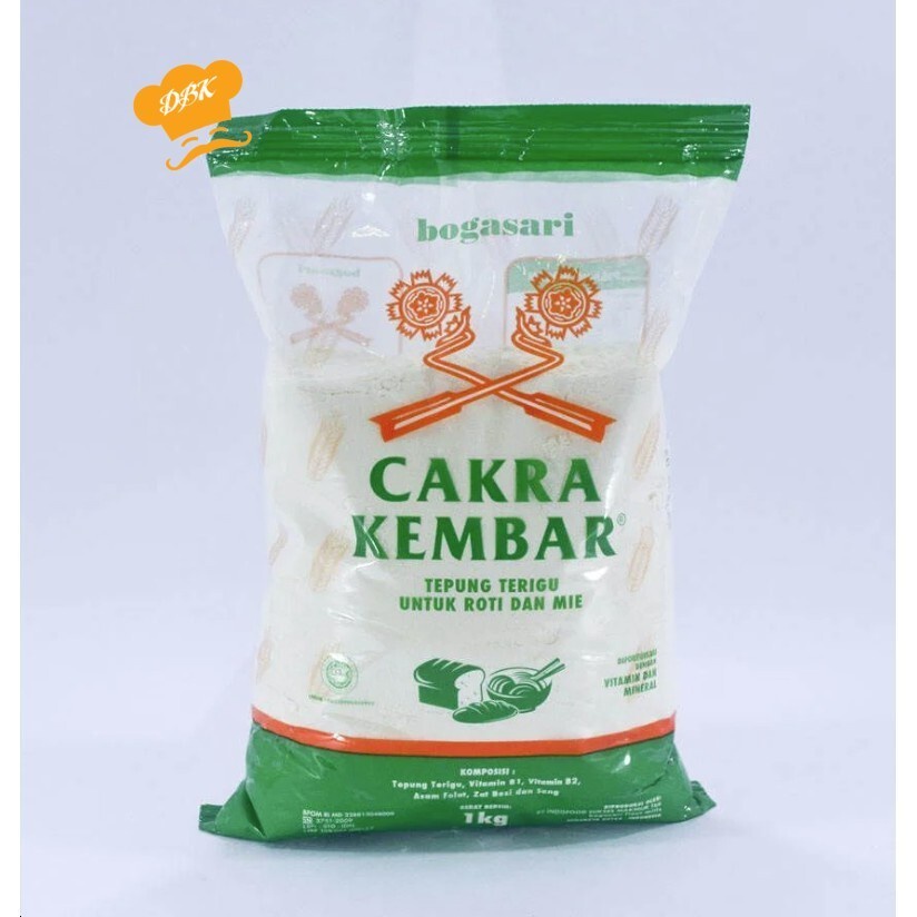 

Tepung Terigu Cakra 1 kg protein tinggi Ekonomis transparant mr