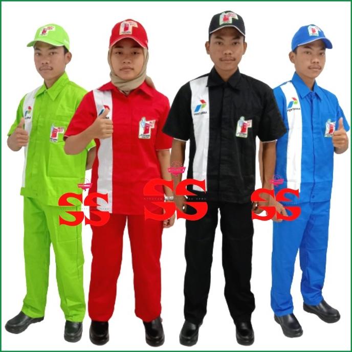 Baju Spbu Pertamina Pasti Pas | Seragam Operator Pria Wanita Spbu