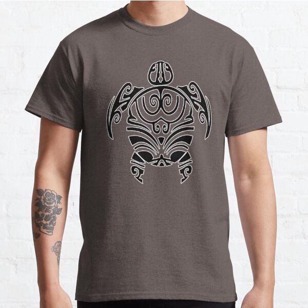 Baju Kaos maori turtle turtle tribal
