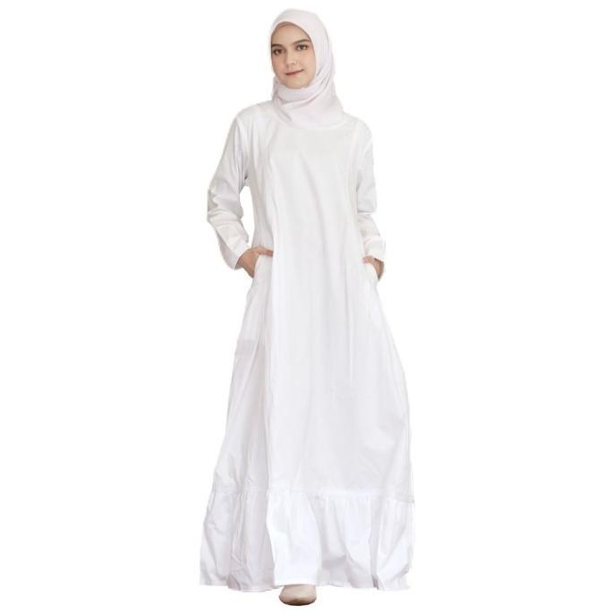 Fayrany Baju Gamis Ibu Putih Dandelion FBG-WP-001