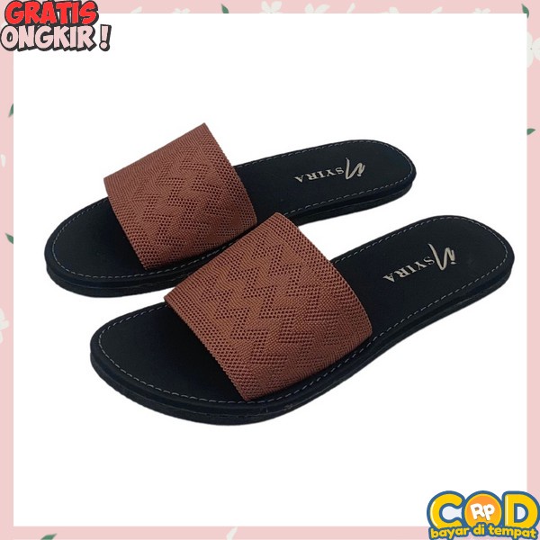 Sandel Sendal Wanita Sendal Wanita Kekin Dandal Sandal Fashion Korean Style Sendal Teplek Remaja Kek