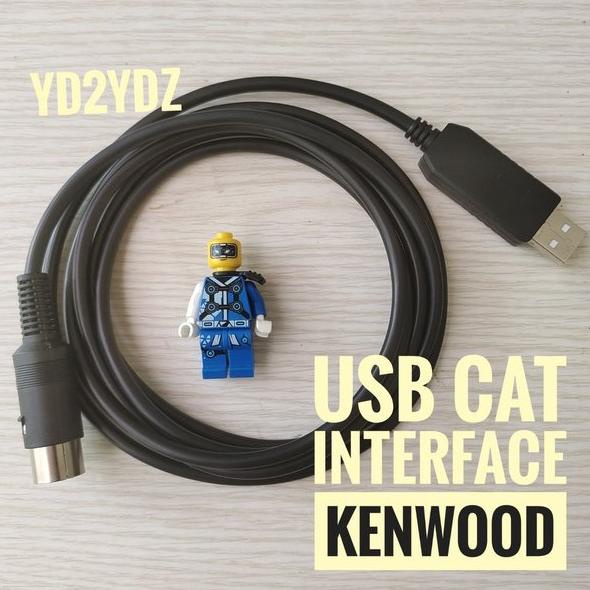 kabel usb cat kenwood ts 450 690 790 850 950 ts450 ts-450s 6pin din control interface digital mode t