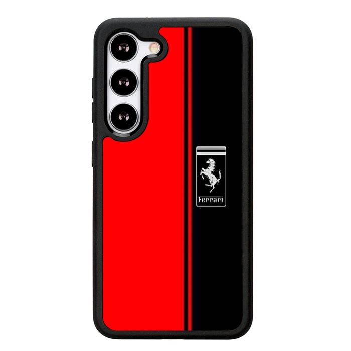 Case Casing Hardcase Softcase Samsung Galaxy S23 S22 S21 Plus Ultra FE 5G Ferrari DF417