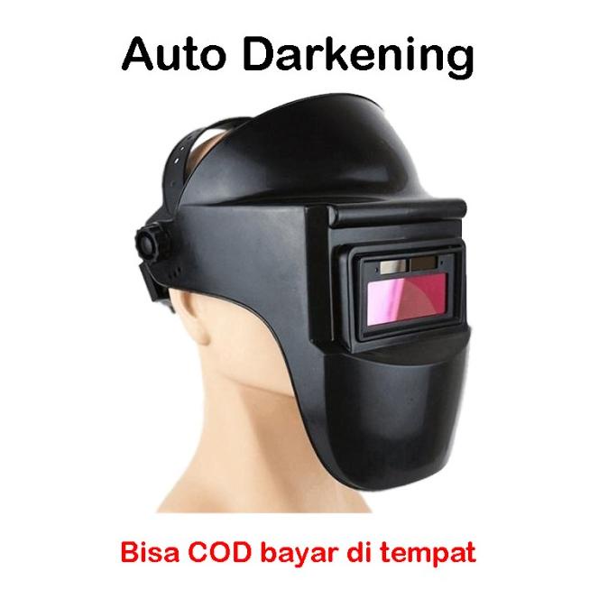 Helm Las otomatis Darkening Helm Las Auto KDK Topeng Las Otomatis KDK
