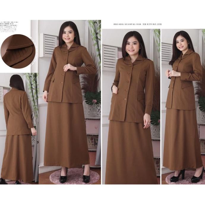 BLAZER B&V Setelan Seragam Blazer PNS / Pemda / Guru - 7010PASETROKA