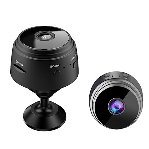 CHEKOUT CCTV Kamera Taffware Mini Wifi Pengintai Jarak Jauh Tanpa Kabel Tersembunyi Ip Camera Wide A