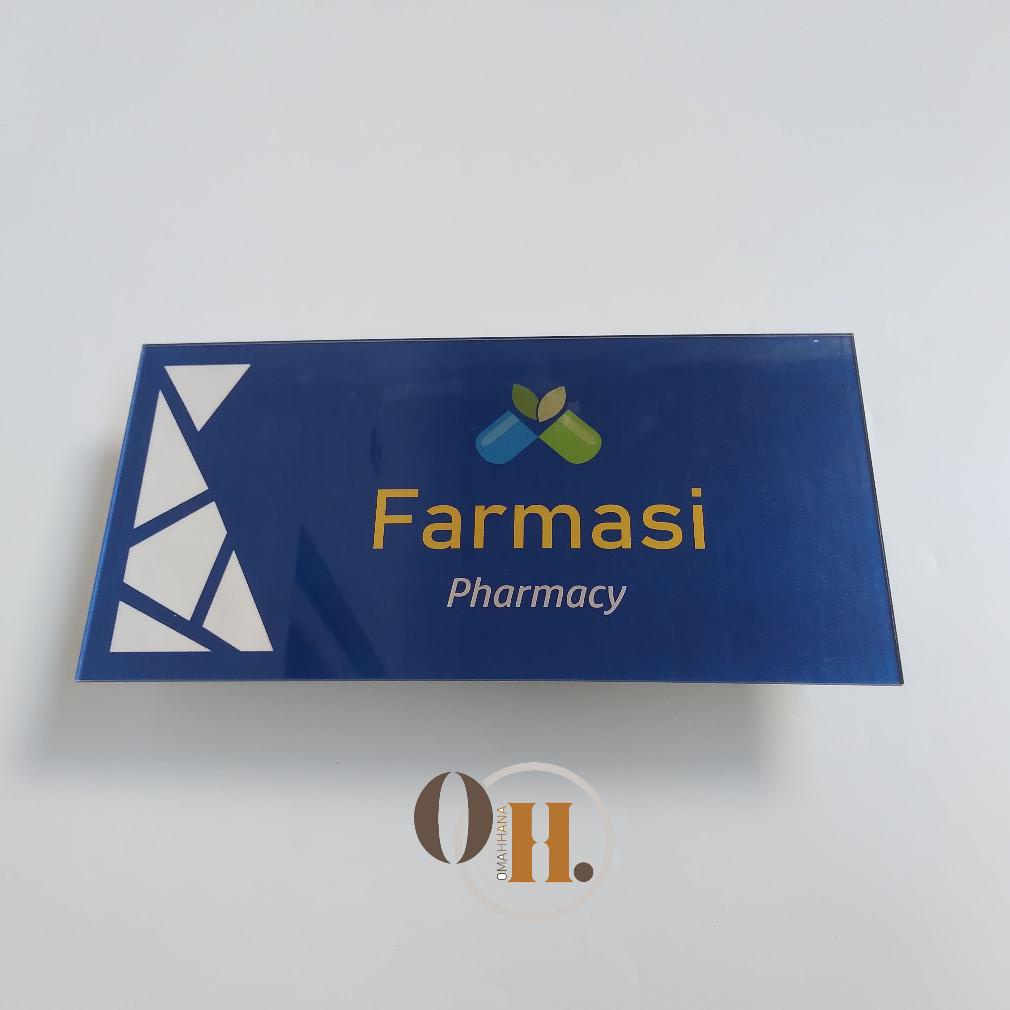 

ERA103 Akrilik Nama Ruang Farmasi - Akrilik Tempel Pharmacy - Nama Ruang - Kesehatan *