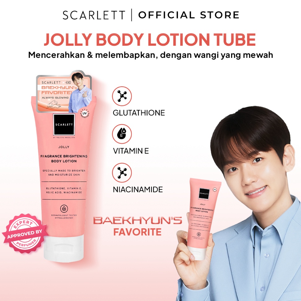 Sale SekarangRr8R2 Scarlett Whitening Body Lotion Jolly Tube