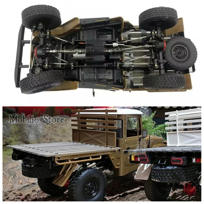 HOT SALE RC CARS - WPL 1:16 C44 C 44 KM KIT METAL OFF ROAD RACING TERBARU