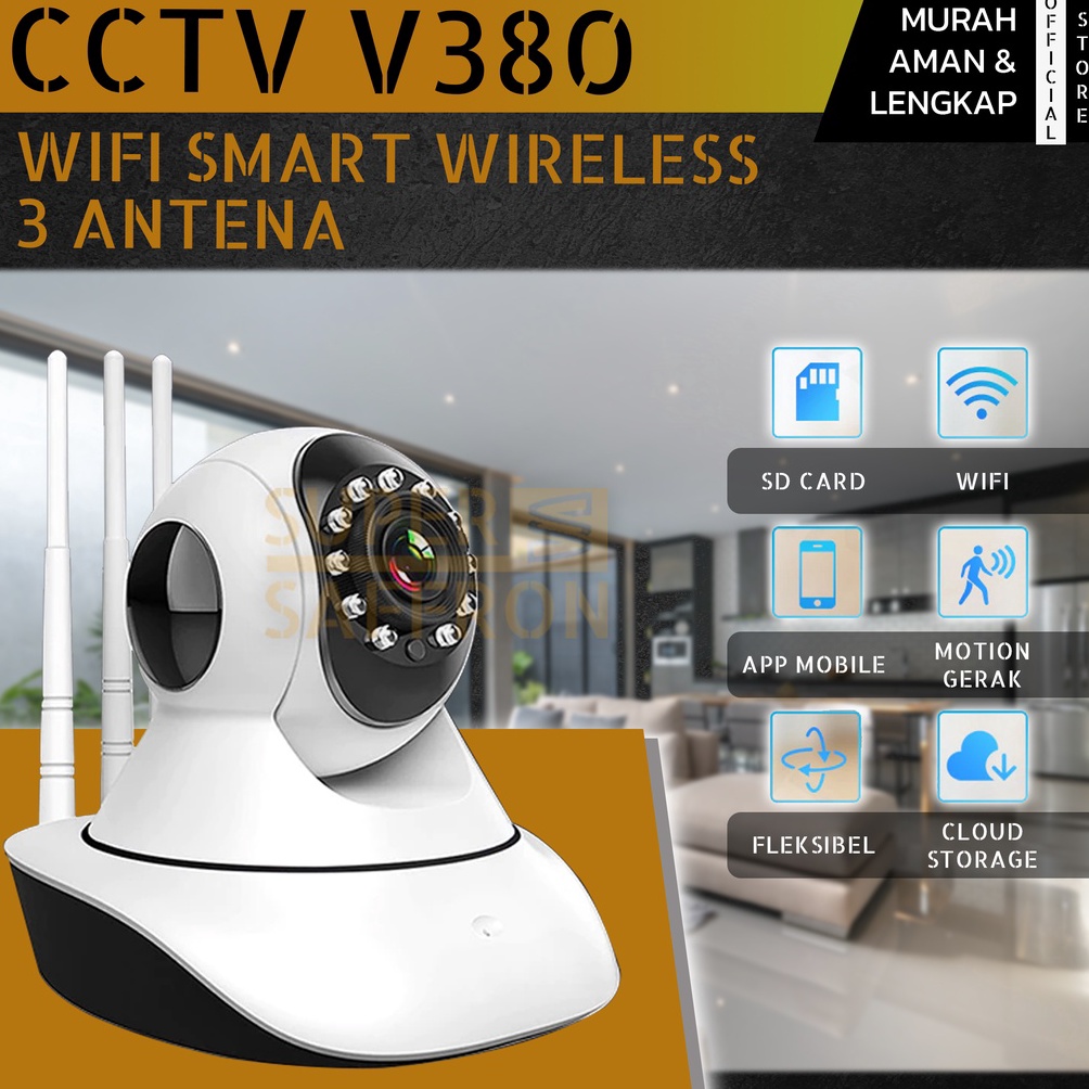 Model Baru.. CCTV Indoor V380 Pro Rotatable 1080P Kamera Wifi Meja Camera Mic Speaker Full HD 05Y