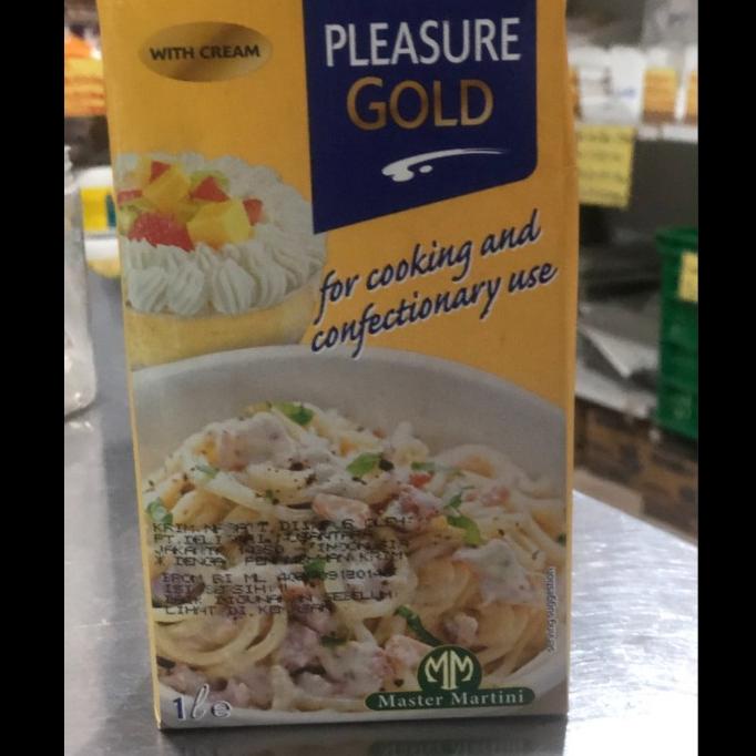 

```````] Pleasure Gold / Cooking Cream / Whipping Cream / Krim serbaguna 1 Ltr