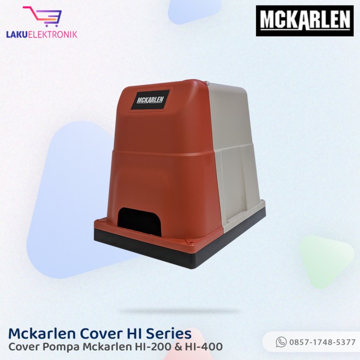 Penutup / Cover & tatakan utk pompa booster McKarlen HI-200 HI-400