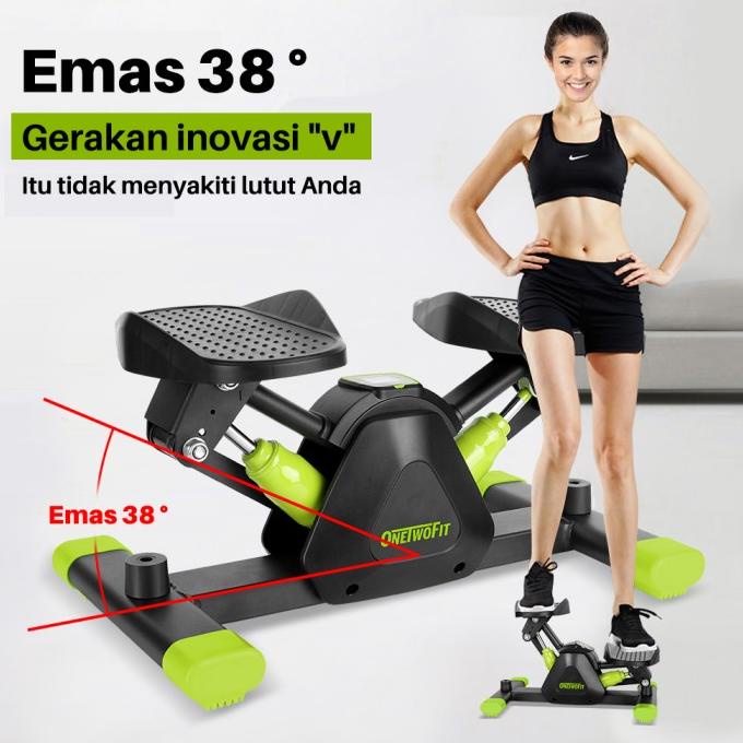 Onetwofit Mini Stepper  Air Climber Steper Alat Fitness Olahraga