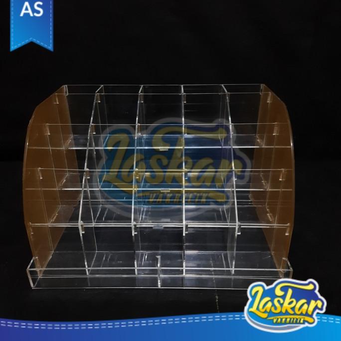 

display standar pen acrylic/rak pulpen&penghapus/rak alat tulis