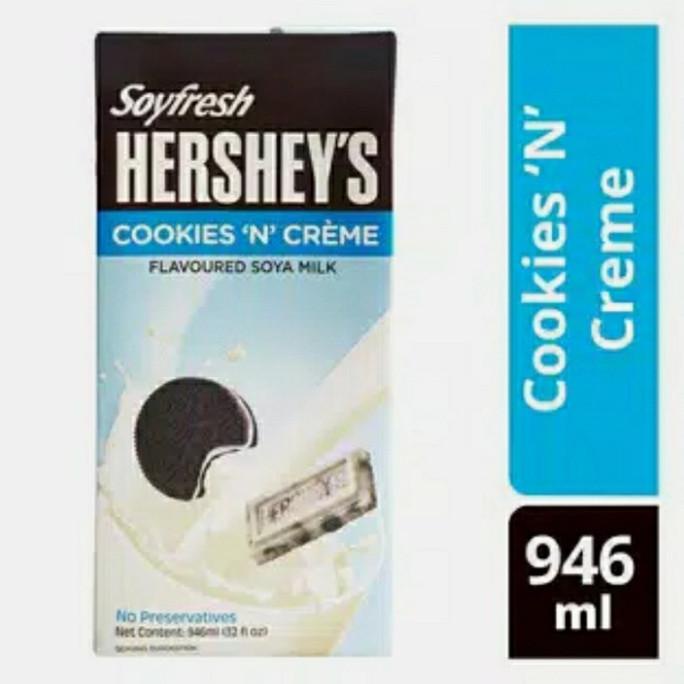 

Open DS] Soyfresh Hershey Cookies Cream 946 ml