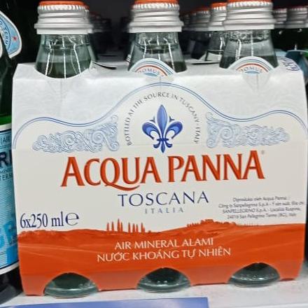 %$%$%$%$] ACQUA PANNA NATURAL MINERAL WATER 6X250 ml air mineral