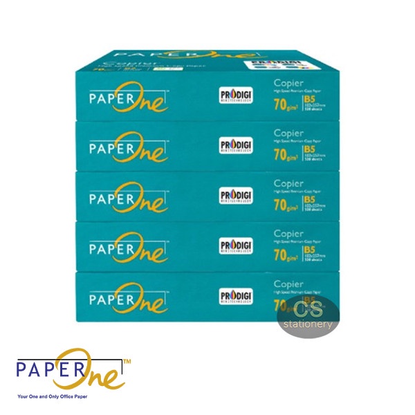 

kertas hvs B5 70gr / 75gr PaperOne - 1 dus khusus gojek / gosend murah HOT SALE