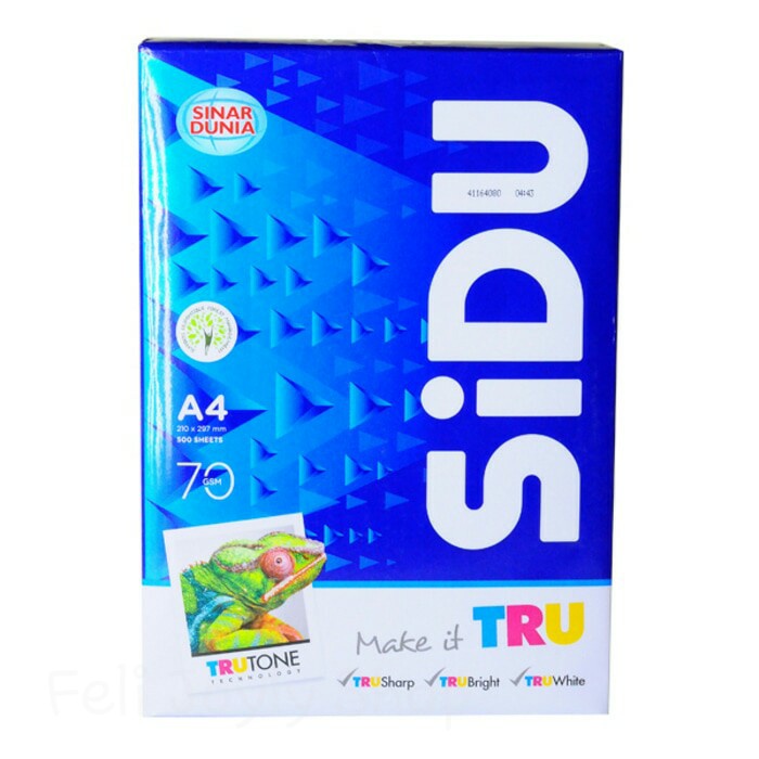 

KERTAS HVS A4 70 GRAM SIDU SINAR DUNIA COPY PAPER ONE PRINTER FOTOCOPY HOT SALE