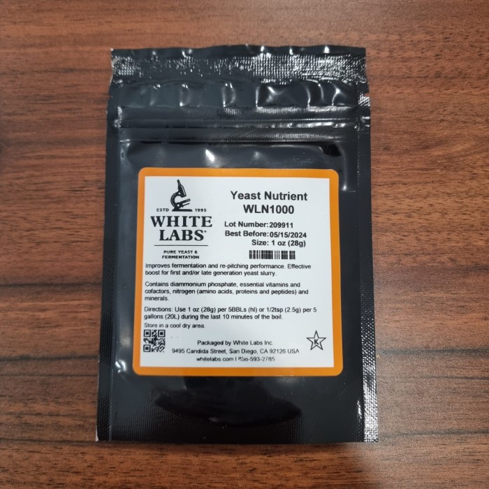 

Hariya White Labs Yeast Nutrient - Wln1000