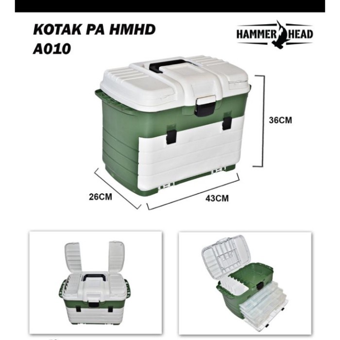 Bestseller Kotak Kail Hammerhead Jumbo Besar Box 010 Type Meho Japan