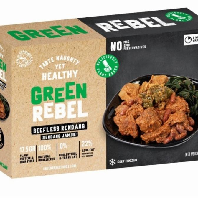 

{{{{}}] GREEN REBEL BEEFLESS RENDANG 225 gr beef less rendang