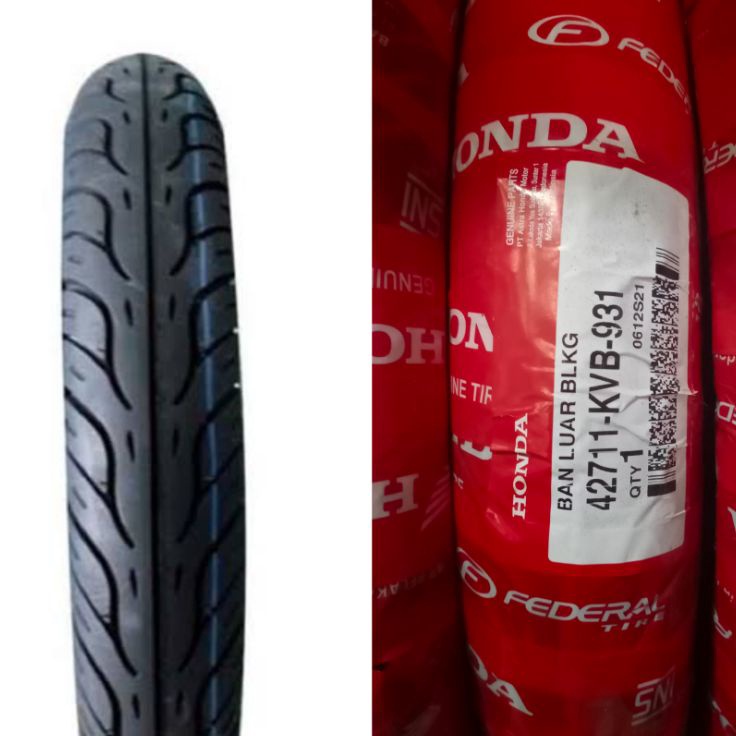 ・ Ban Luar honda federal matic belakang 90/90-14 Vario ,Vario 150 , Beat ,Beat fi , Scoopy KVB q Kem