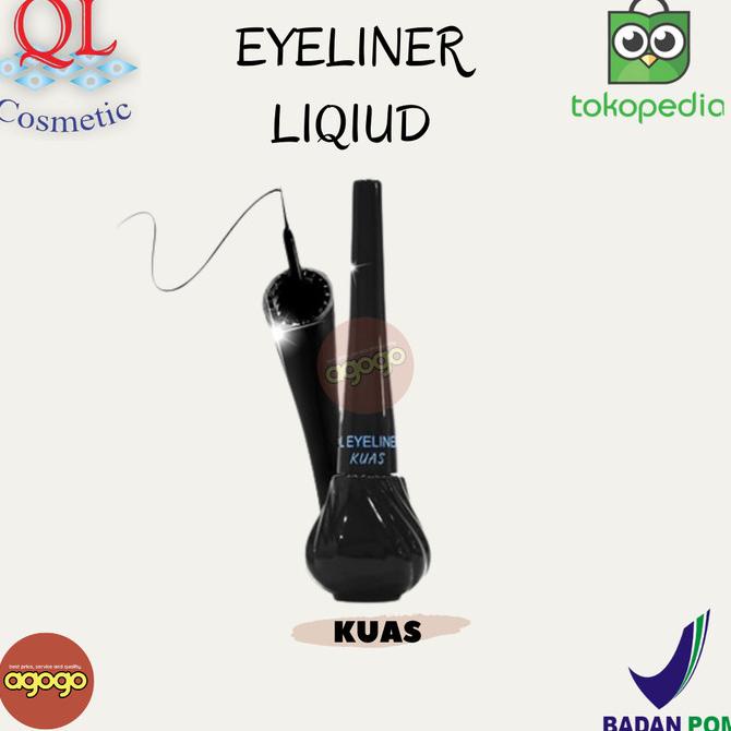 [ QL EYELINER ] EYELINER KUAS QL - WATERPROOF EYELINER - QL COSMETIC
