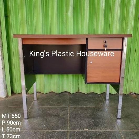 Meja Kantor Kaki Besi Meja Kerja Tulis Belajar Mt 550 Besi Tebal Mts