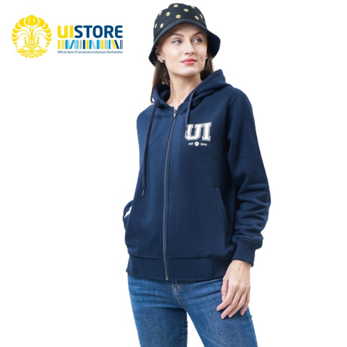 Jaket Hoodie Zipper Makara UI Official Marchandise UI