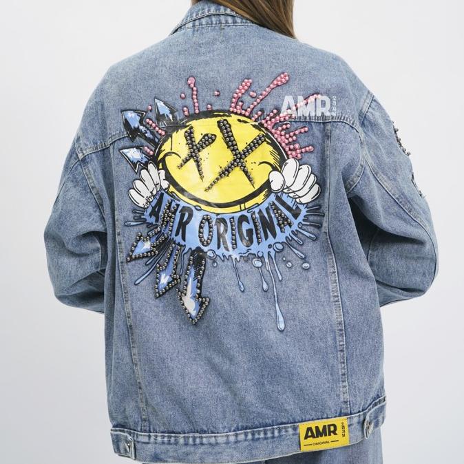 AMR ORIGINAL - PEARL AMR 5390 - JACKET JEANS OVERSIZE DREAM