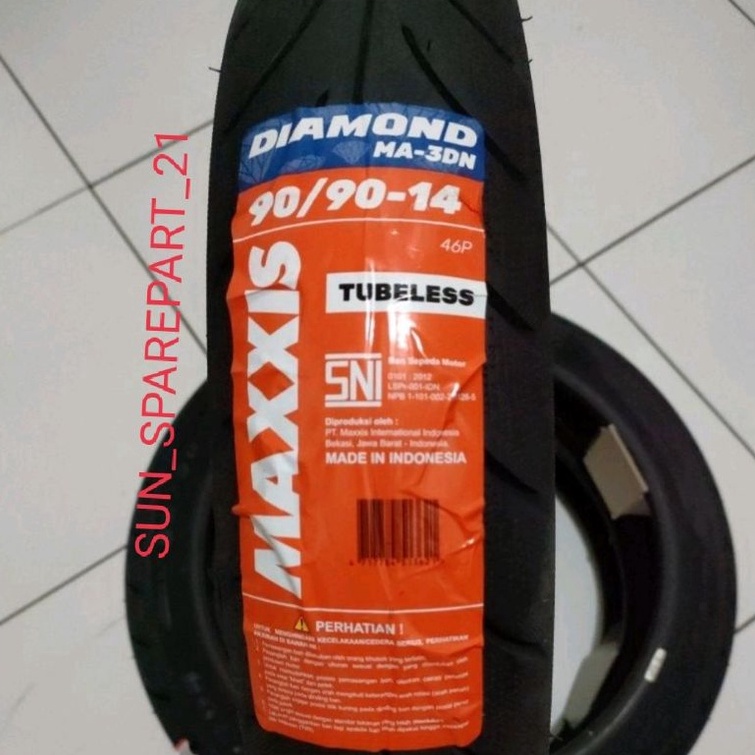 Murah Meriah.. Ban tubeless motor matic ring 14 70/90-14 80/90-14 90/90-14 90/80-14 100/80-14 Maxxis