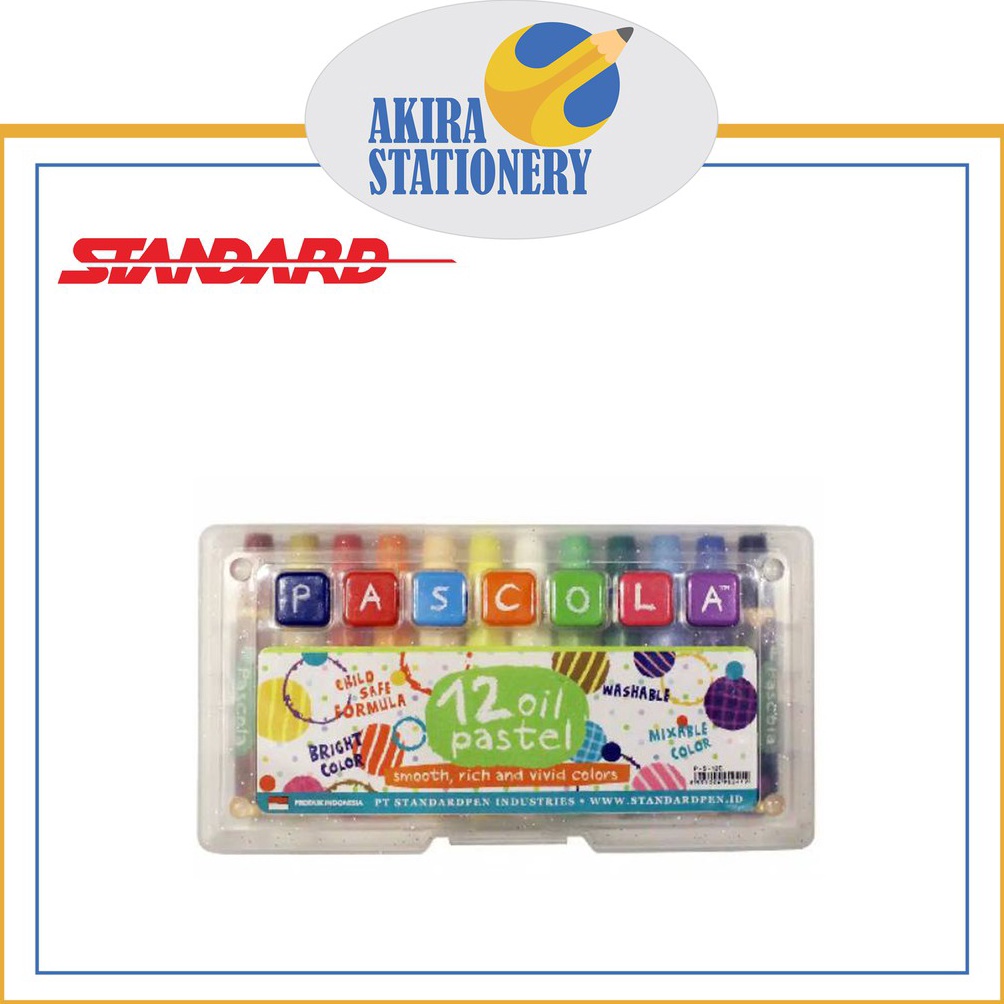 

➡ CRAYON / OIL PASTEL CRAYON STANDARD PASCOLA 12 (12 WARNA) Grosir