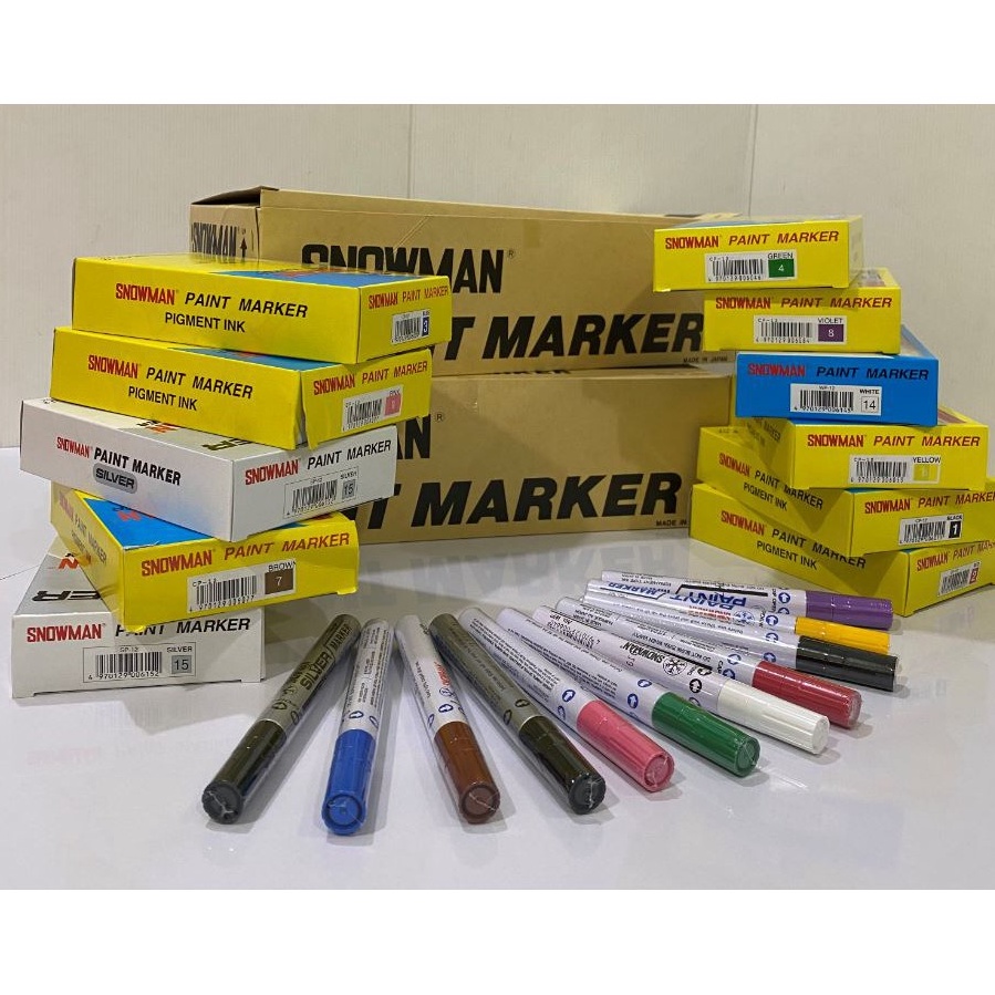 

COD Paint Marker Snowman Stok Banyak